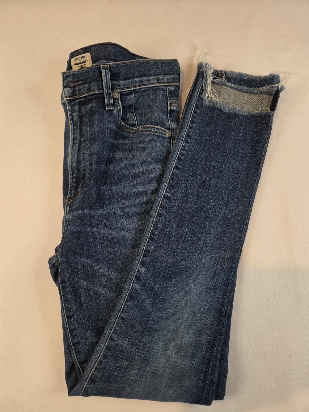 Citizens of Humanity Women's Skinny Jeans Dark Wash Stretch High Rise Size 27